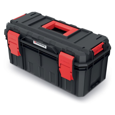 Kufr na nářadí XEBLOCCK PRO 55 x 28 x 26,4 cm černo-červený Prosperplast