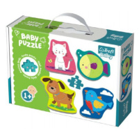 Baby puzzle TREFL Zvieratká 4x2 dieliky 1+