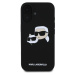 Karl Lagerfeld Liquid Silicone Double Heads MagSafe kryt iPhone 16 Plus čierny