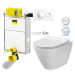 VIEGA Presvista modul PURE pre WC vrátane tlačidla Style 20 bielej + WC CERSANIT CLEANON CITY V7