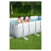Záhradný bazén Bestway 56457 Power Steel 4,12m x 2.01m x 1.22m Rectangular s piesk. filtr.