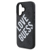 Guess Leather 4G Big Love Kryt s MagSafe pre iPhone 16, Čierny