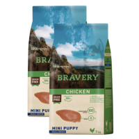 Bravery Dog Mini Puppy Chicken - 2 x 7kg