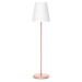 Solárna stojacia lampa Newgarden Lola Slim 180 rose gold