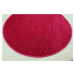 Kusový koberec Eton vínově červený kruh - 400x400 (průměr) kruh cm Vopi koberce