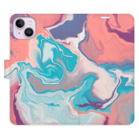 Flipové puzdro iSaprio - Abstract Paint 06 - iPhone 14 Plus