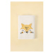 Krémovobiely bavlnený detský uterák 50x75 cm Foxy - Foutastic