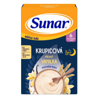 SUNAR mliečna krupicová kaša na dobrú noc vanilková 210 g