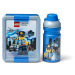 LEGO® City desiatový set (flaša a box) - modrá