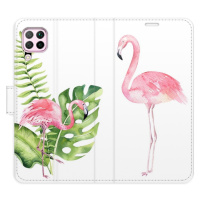 Flipové puzdro iSaprio - Flamingos - Huawei P40 Lite