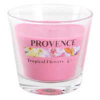 Vonná sviečka v skle Provence Tropické kvety, 140g