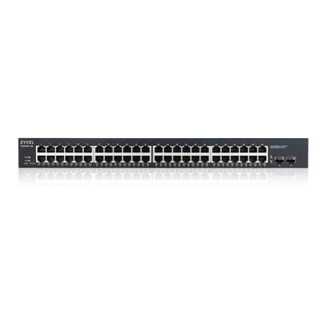 Zyxel GS1900-48 v2, 48-port GbE L2 Smart Switch, rackmount