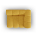 Žltý modul pohovky (pravý roh) Lupine – Micadoni Home