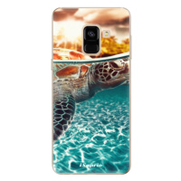 Odolné silikónové puzdro iSaprio - Turtle 01 - Samsung Galaxy A8 2018
