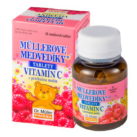 MÜLLEROVE MEDVEDÍKY Vitamín C malina 45 tabliet