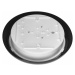 Stropné svietidlo KOKO LED s PIR senzorom, AD-PL-6257BLPMR4, 12W, 4000K, IP44, IK10, čiern