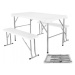 Skladací stôl s lavičkami Malatec - SO9998