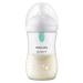 PHILIPS AVENT Fľaša Natural Response s ventilom AirFree 260ml, 1m+ medveď