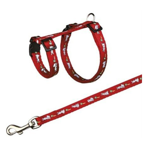 Trixie Harness with leash, rabbits, 25–44 cm/10 mm, 1.25 m