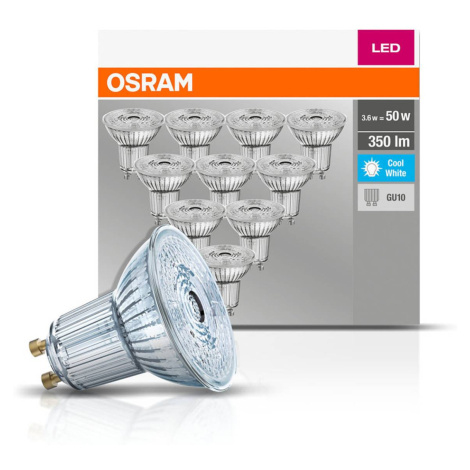 OSRAM LED reflektor GU10 4,3W 4 000K 350lm 10 ks