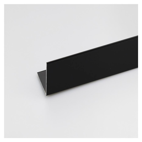 Profil uholníkový hliníkový práškový čierny 20x20x1000 MERKURY MARKET