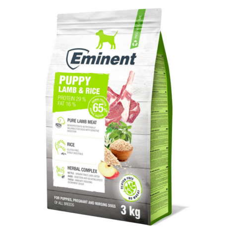 Eminent Dog Puppy Lamb & Rice granule pre šteniatka 3kg