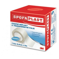 3M™ SPOFAPLAST 432 Fixačná náplasť z transparentnej fólie 5 m x 25 mm