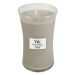 Sviečka oválna váza WoodWick Oheň v krbe, 609.5 g