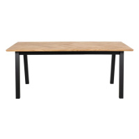 Jedálenský stôl Brighton 180 cm dub/čierny