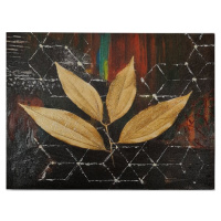 Ručne maľovaný obraz 100x70 cm Leaf – Wallity
