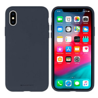 Silikónové puzdro na Apple iPhone 12 Pro Max Mercury Silicone modré