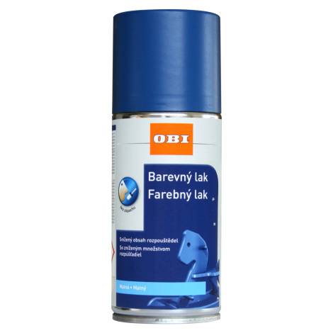OBI Lak v spreji matný RAL 5010 enziánová modrá 150 ml