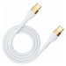 3mk dátový kábel - Hyper Silicone Cable C to C 2m 100W, biela