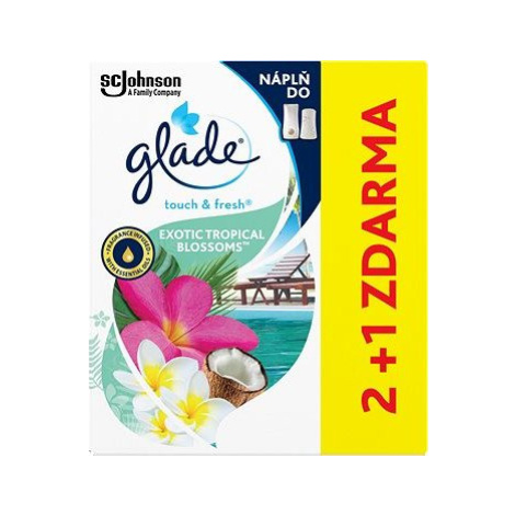 GLADE Touch & Fresh refill Exotic Tropical Blossoms 3× 10 ml