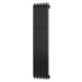 MEXEN - Aurora vykurovací rebrík/radiátor 1800 x 450 mm, 1347 W, čierny W212-1800-450-00-70