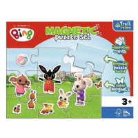 Trefl Magnetické puzzle Zajačik Bing s priateľmi