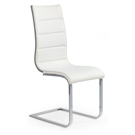 Jídelní židle Noma bílá/šedá Halmar