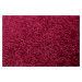 Kusový koberec Eton vínově červený čtverec - 120x120 cm Vopi koberce