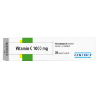 GENERICA Vitamin C 1000 mg 20 šumivých tabliet