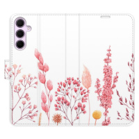 Flipové puzdro iSaprio - Pink Flowers 03 - Samsung Galaxy A35 5G