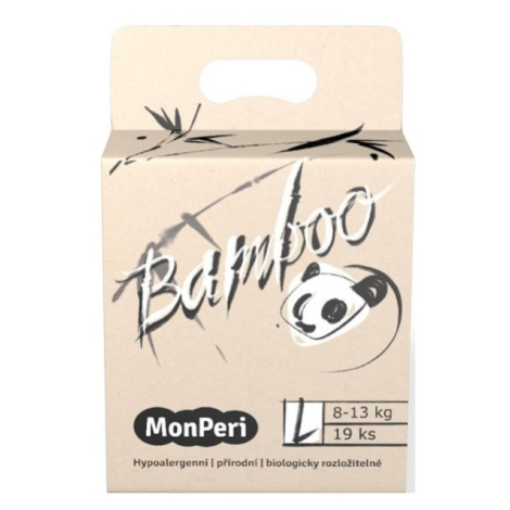 MONPERI Bamboo eko L 8-13 kg 19 ks