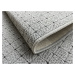 Kusový koberec Udinese šedý ovál - 120x160 cm Vopi koberce