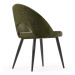 Zelené jedálenské stoličky v súprave 4 ks Mael – Kave Home