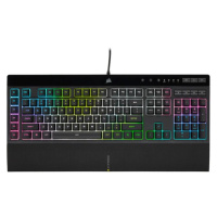 CORSAIR herná klávesnica K55 RGB PRE XT, US