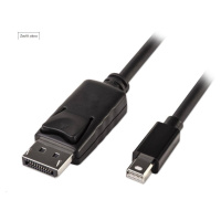 PREMIUMCORD Mini DisplayPort - DisplayPort V1.2 pripojovací kábel M/M 3 m