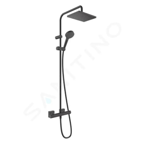 HANSGROHE HANSGROHE - Vernis Shape Sprchový set Showerpipe 230 s termostatom, matná čierna 26286