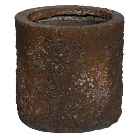 Kvetináč Puk, farba hnedá s vysokým leskom, viac veľkostí - PotteryPots Velikost: M - v. 20.0 cm Pottery Pots