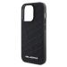 Karl Lagerfeld PU Quilted Pattern Zadný Kryt pre iPhone 15 Pro Black