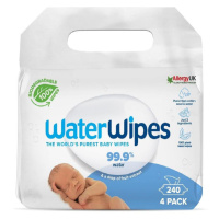 WATERWIPES 100% BIO Odbúrateľné obrúsky 4 x 60 ks