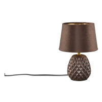 Hnedá stolová lampa (výška  27 cm) Ariana – Trio